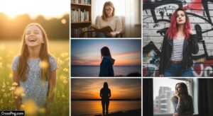 Girl background images for editing image