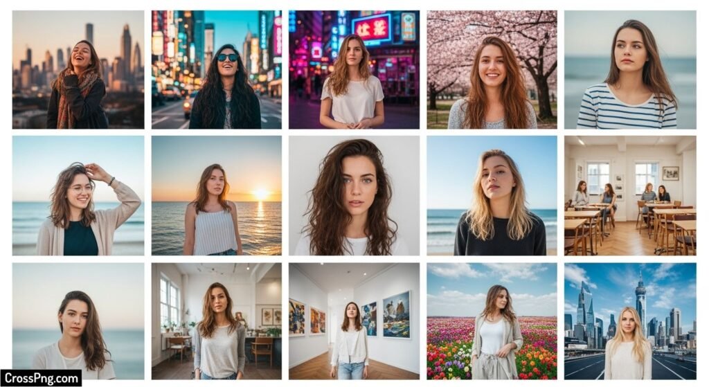 Girl background images for editing image 2