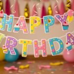 Girl birthday banner background image 3