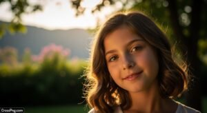 Girl photo background image