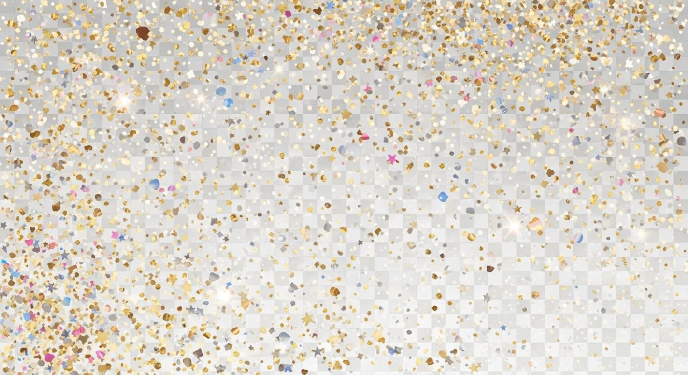 Glitter transparent background image 2