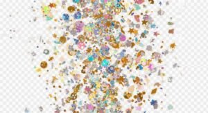 Glitter transparent background image