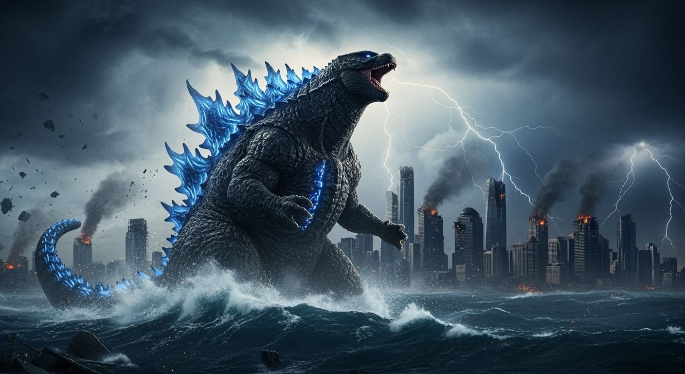 Godzilla background image