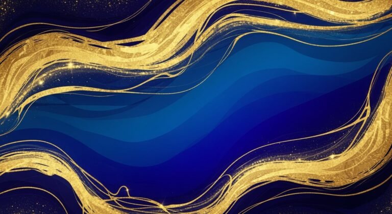 Gold and blue background image