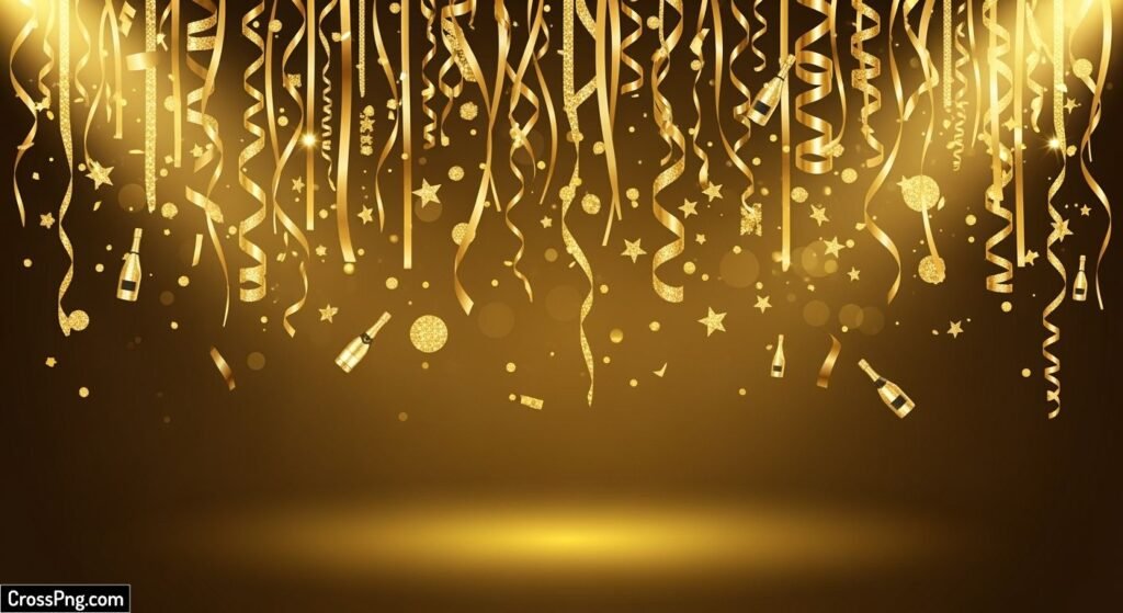 Gold birthday background image