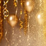 Gold birthday background image 3