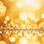 Gold bokeh background image