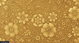 Gold floral background image