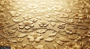 Gold flower background image