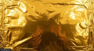 Gold foil background image 2