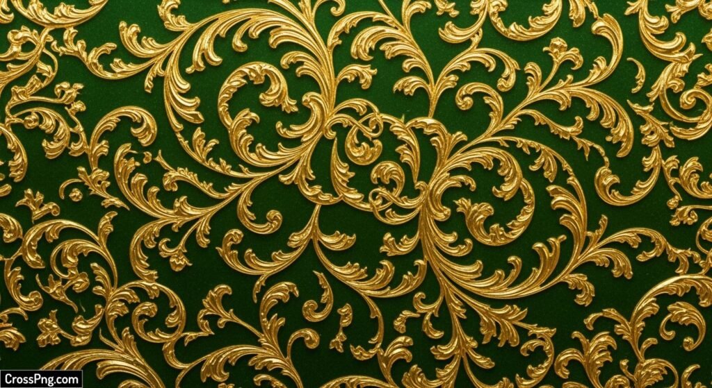 Gold green background image 2