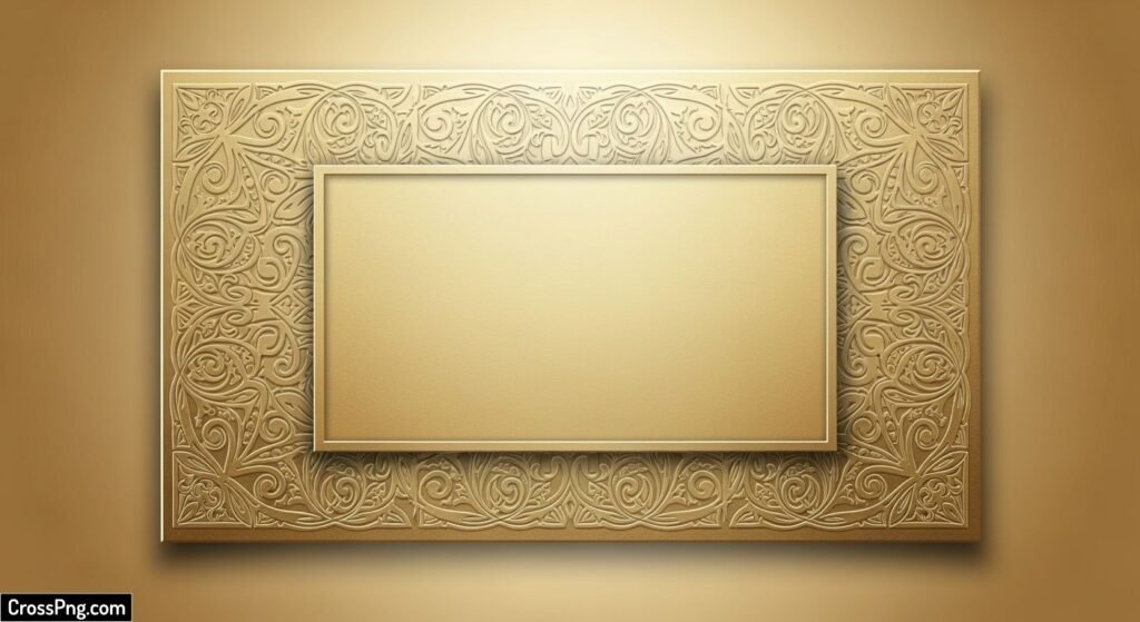 Gold invitation card background image