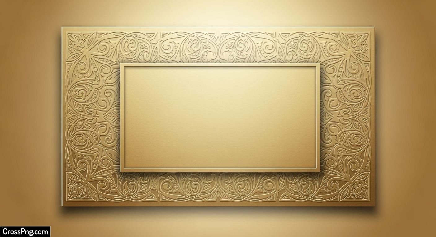 Gold invitation card background image
