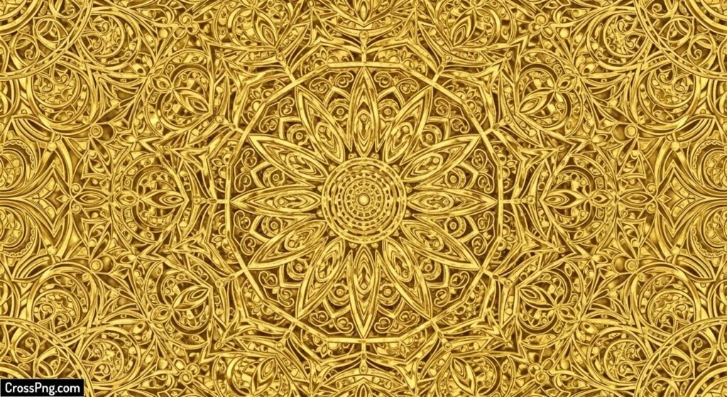 Gold mandala background image