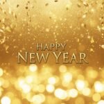 Gold new year background image