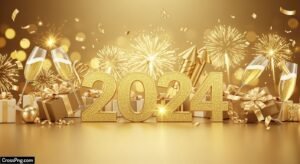 Gold new year background image 2
