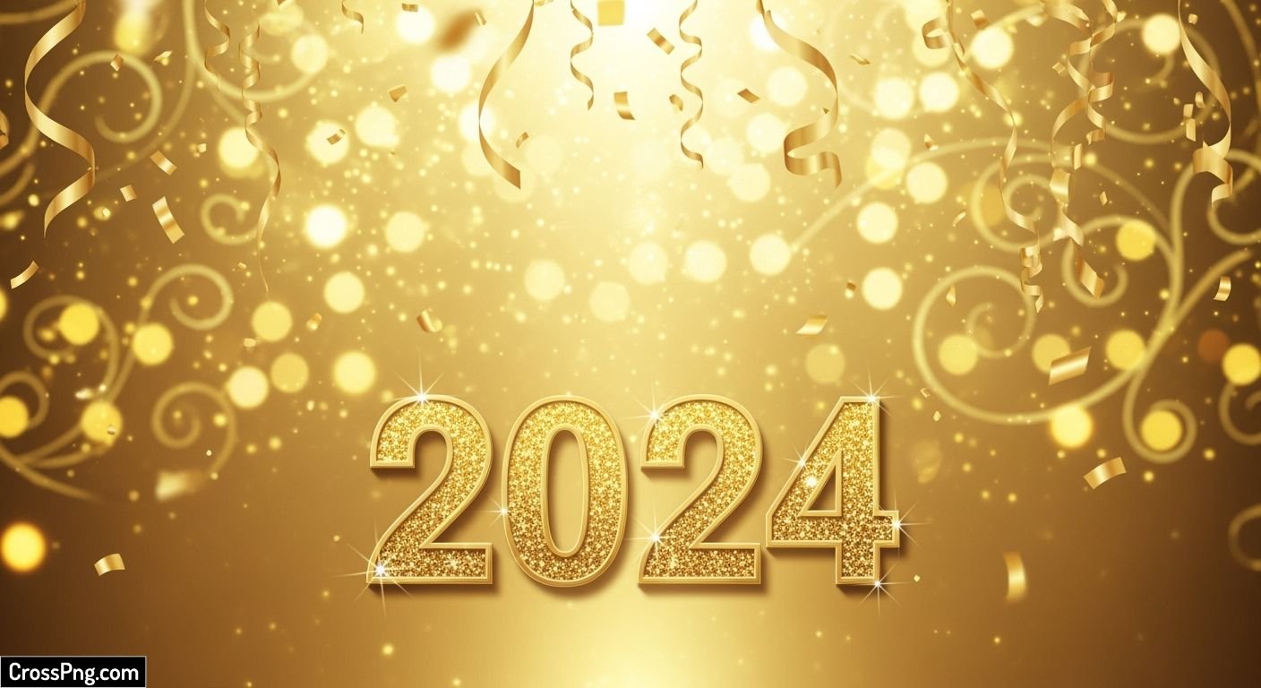 Gold new year background image 3