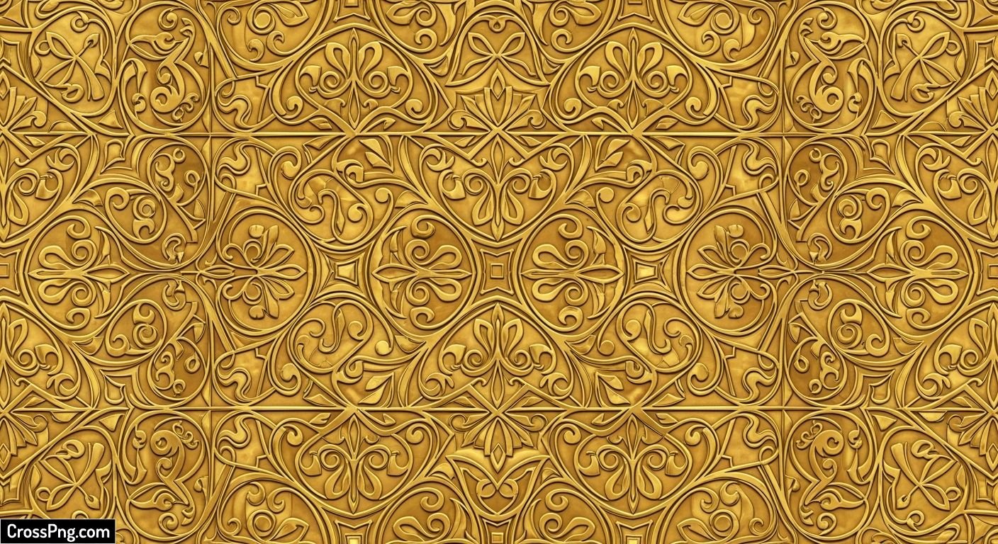 Gold pattern background image