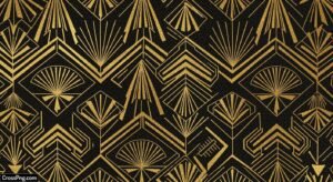 Gold pattern background image 2
