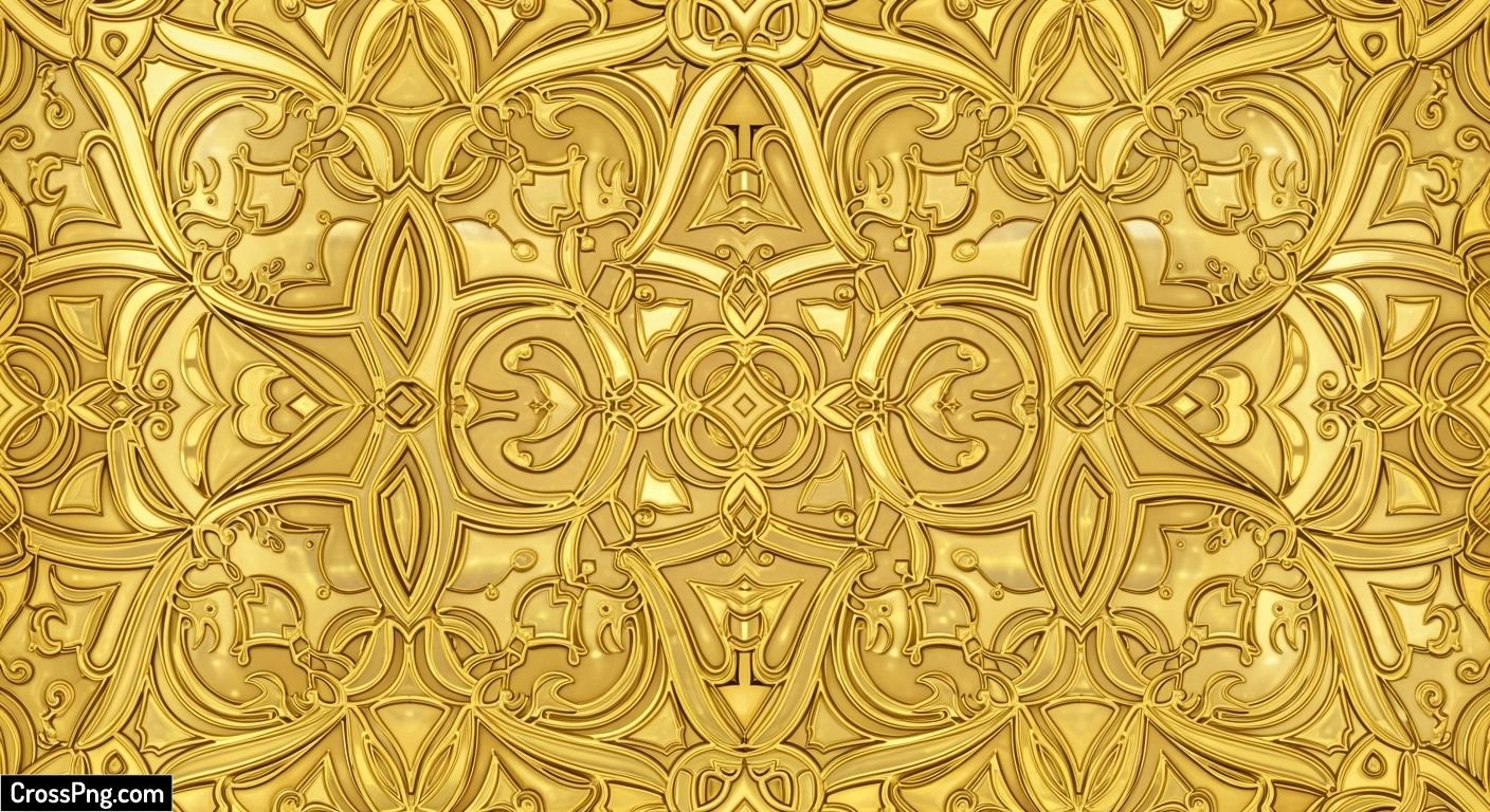 Gold pattern background image 3