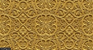 Gold pattern background image