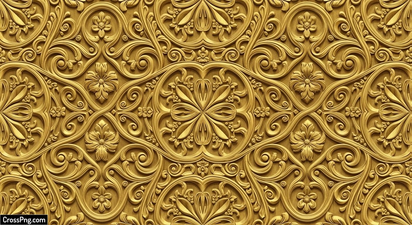 Gold pattern background image