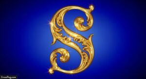 Gold royal blue background image