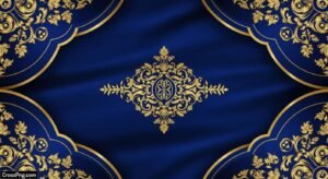 Gold royal blue background image 3