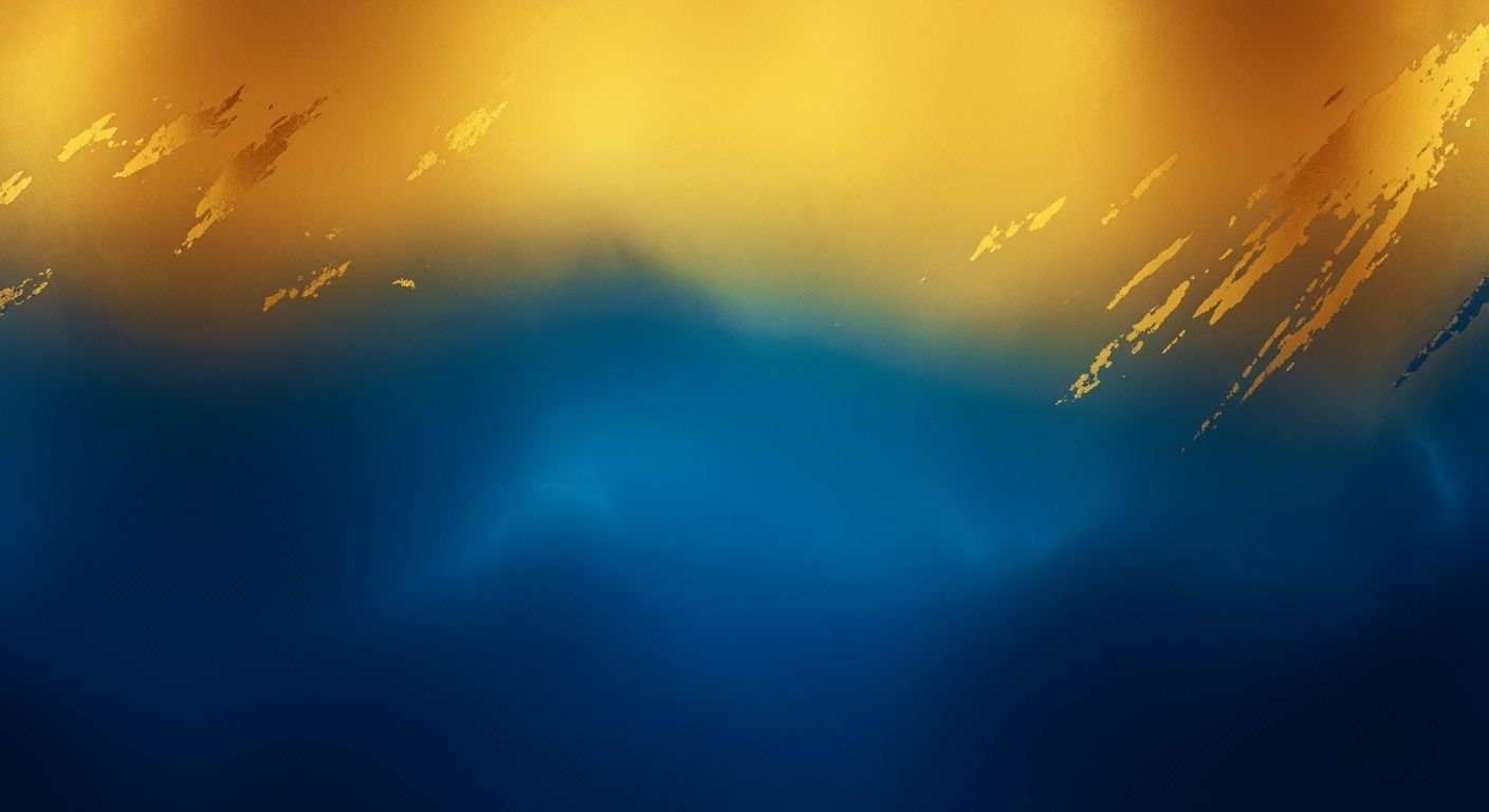 Golden and blue background image 3