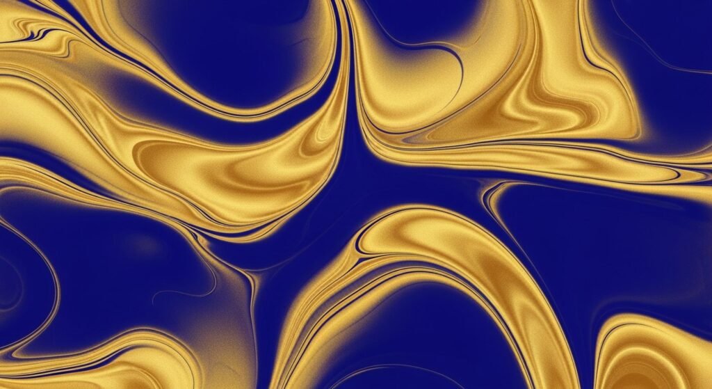 Golden and blue background image 4