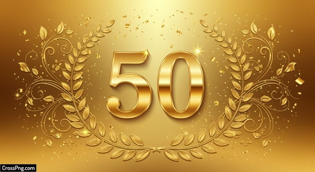 Golden jubilee background image