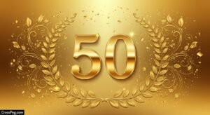 Golden jubilee background image