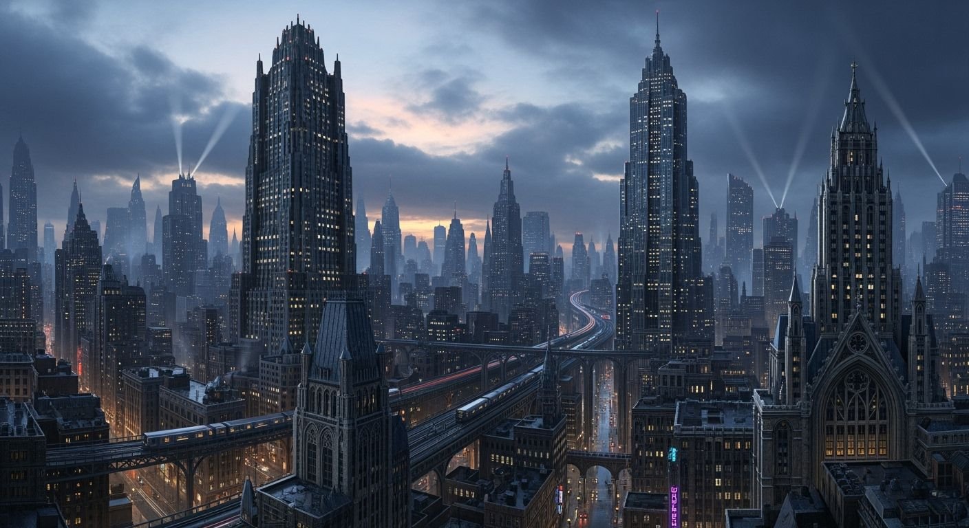 Gotham city background image 4