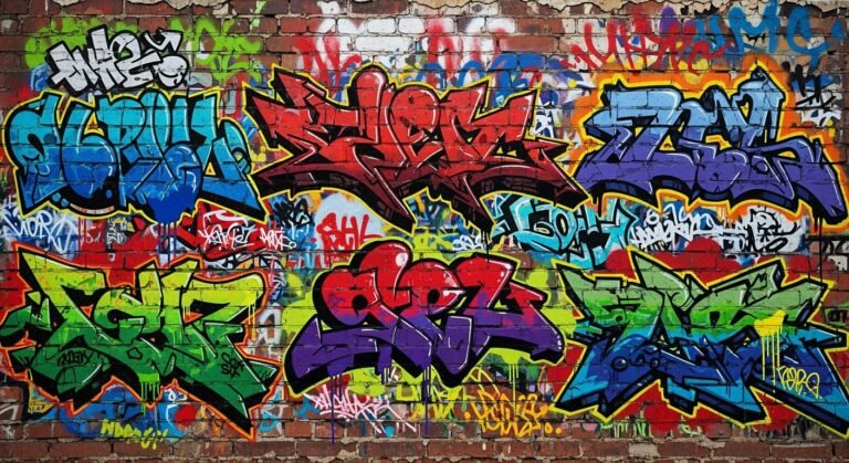 Graffiti art background image 2