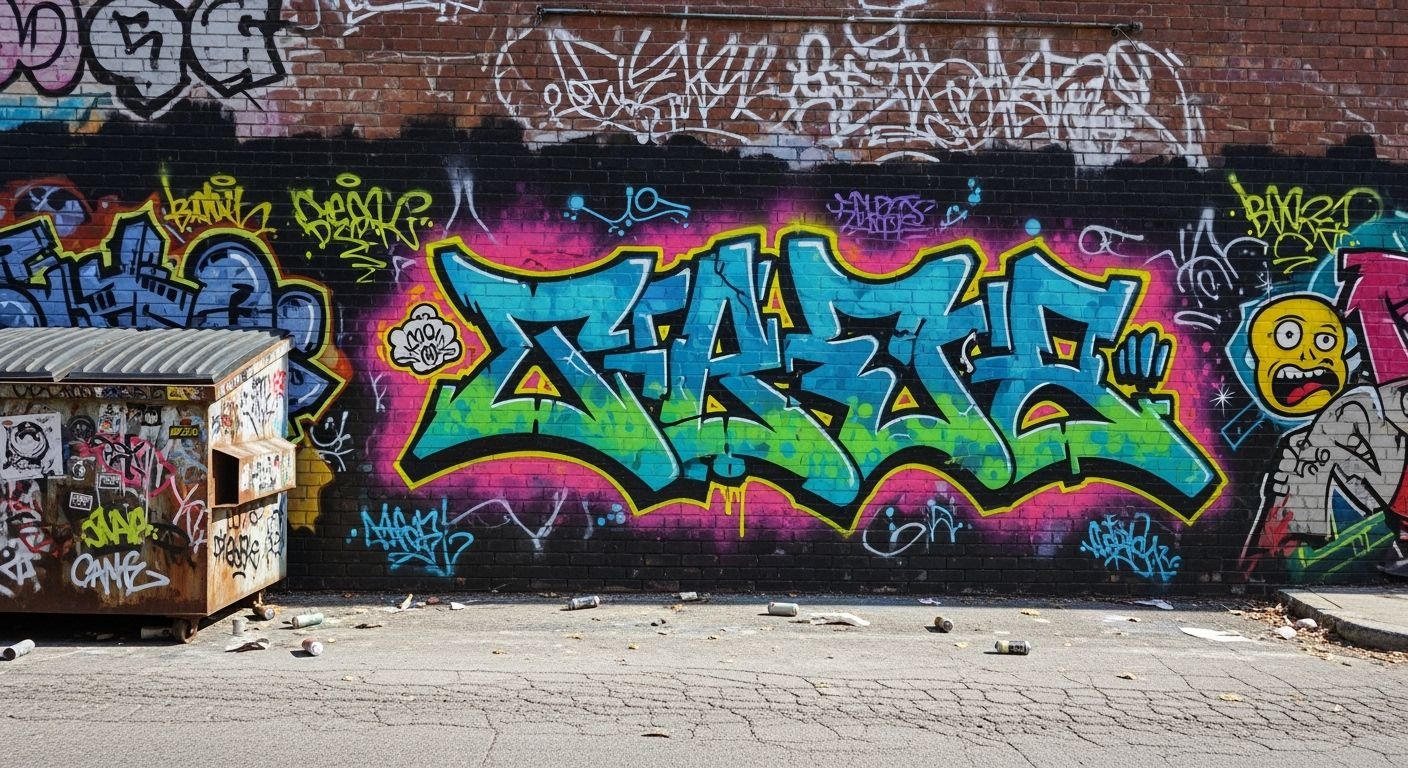 Graffiti background image