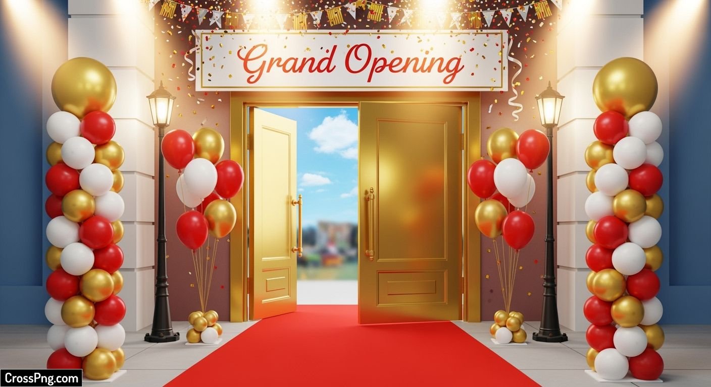 Grand opening background image