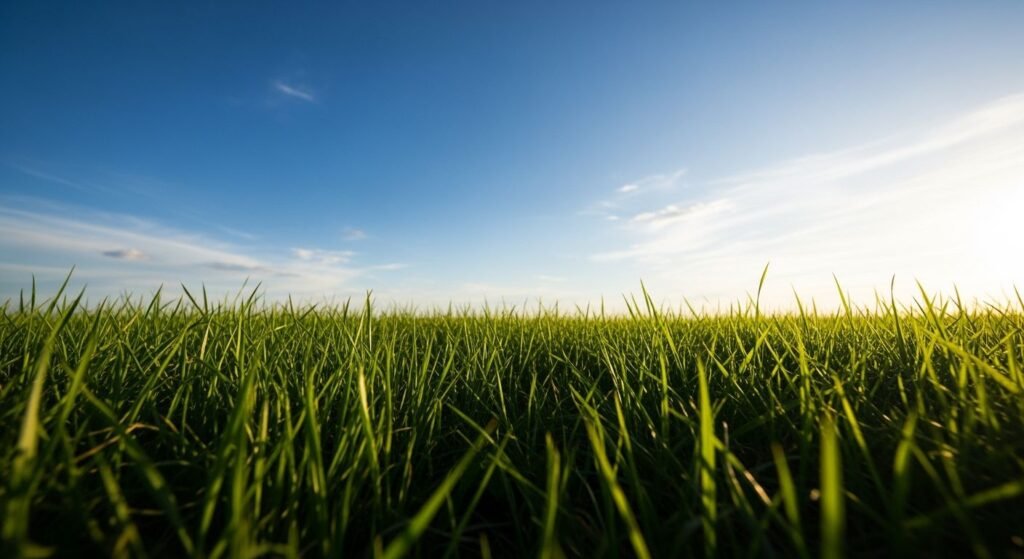 Grass blue sky background jpg image