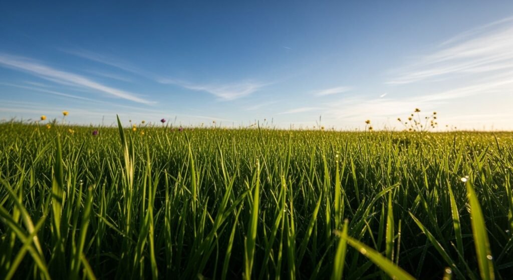 Grass blue sky background jpg image 3