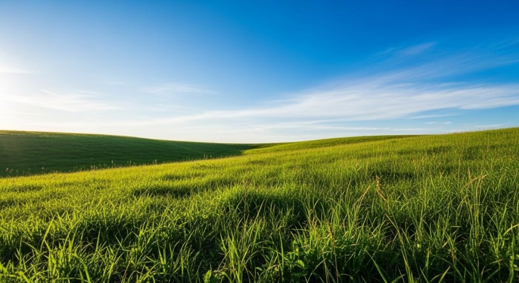 Grass blue sky background jpg image 4