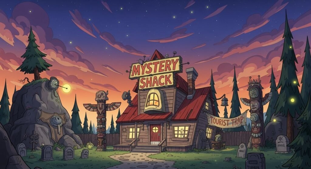 Gravity falls background image 10