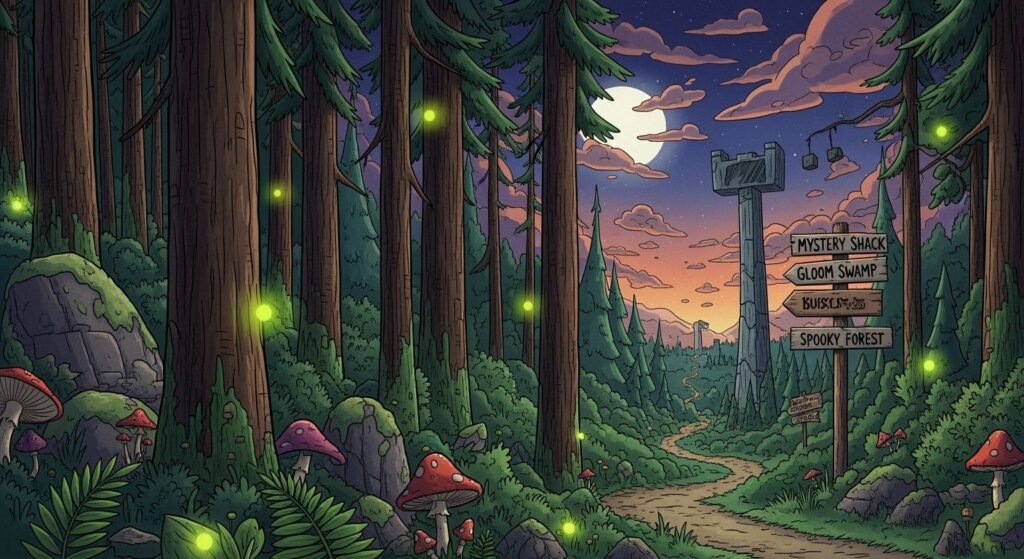 Gravity falls background image 11