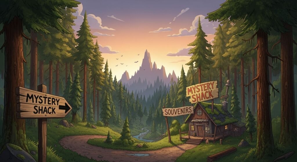 Gravity falls background image 12