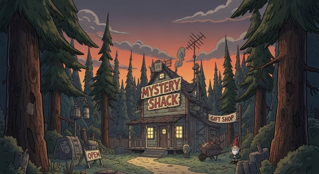 Gravity falls background image 9