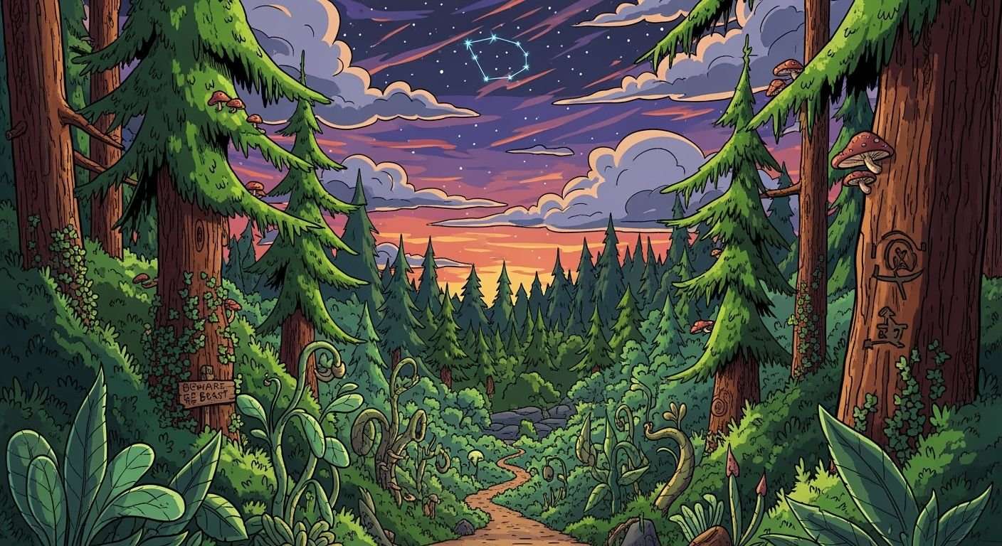 Gravity falls background image