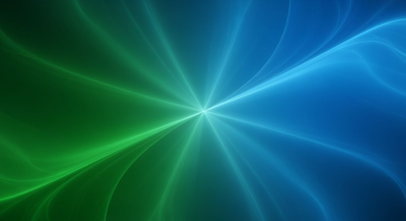 Green and blue background image