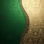 Green and gold background image