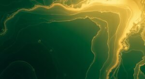 Green and gold background image