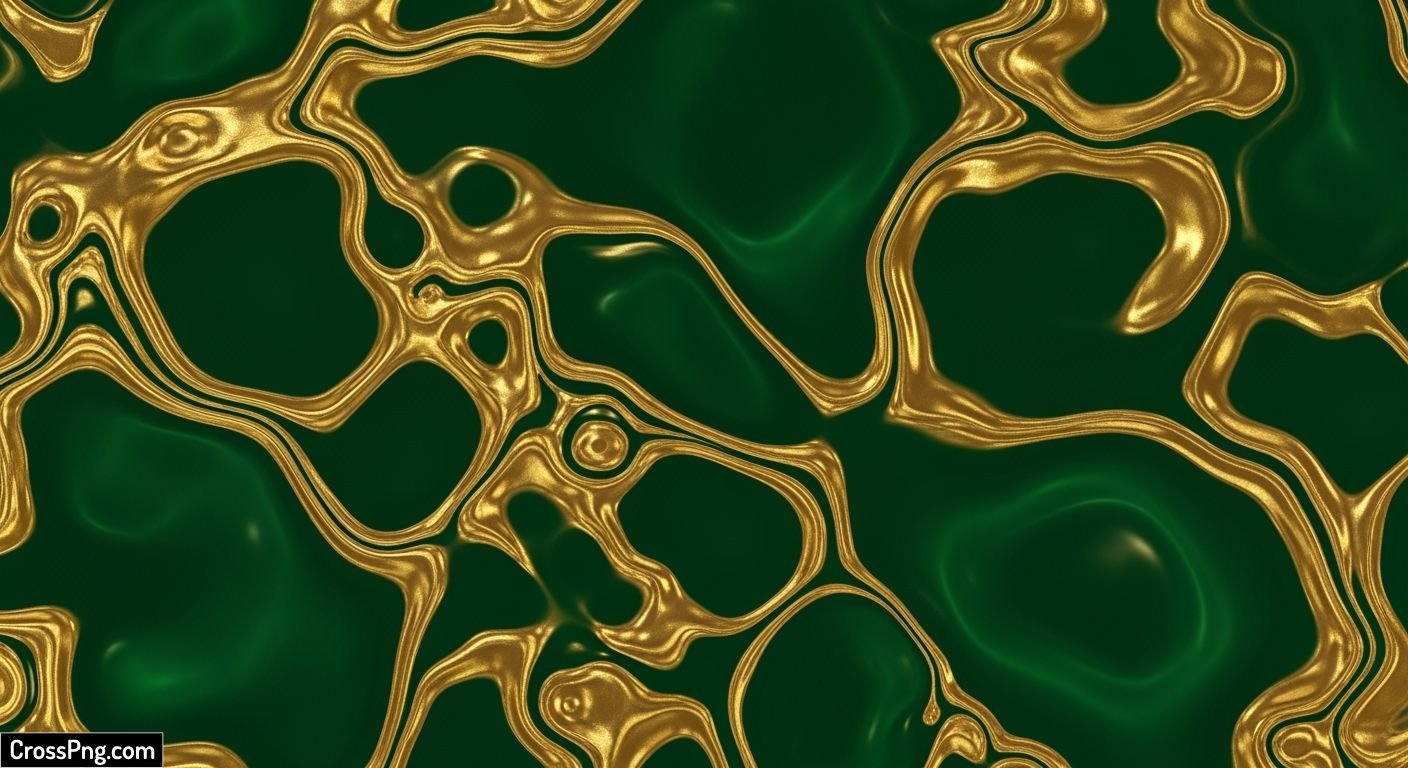 Green and gold background image 2