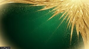 Green and gold background image