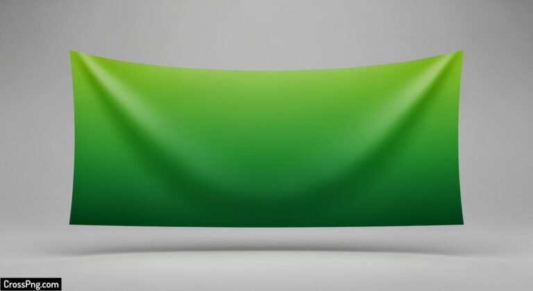 Green background banner image